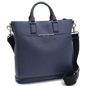 Gucci Cosmopolis Bag Navy Blue Leather